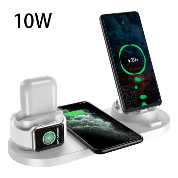 Wireless Charger For IPhone Fast Charger For Phone Fast Charging Pad For Phone Watch 6 In 1 Charging Dock Station - Image 4